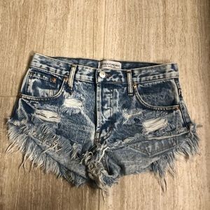 Runwaydreamz jean shorts